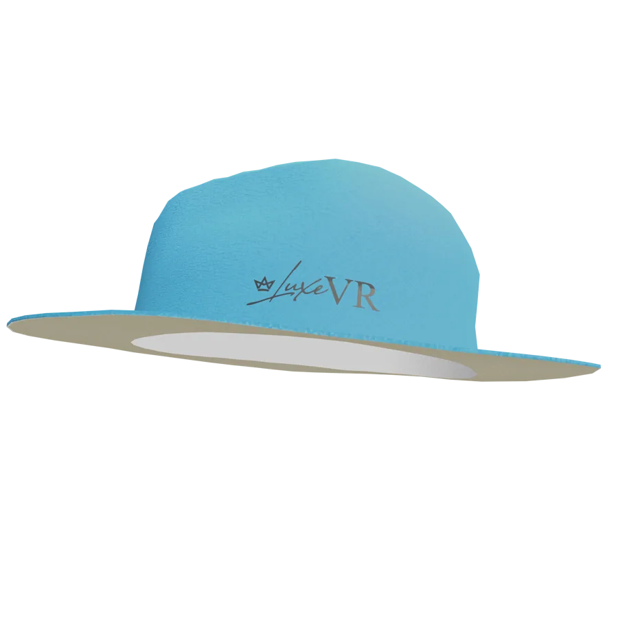 LuxeVR Fedora, Sapphire / Ivory
