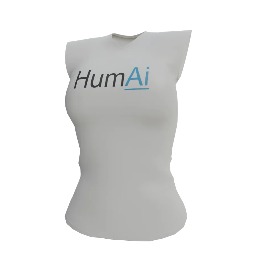 HumAi Tee, Sleeveless I — Feminine Fit