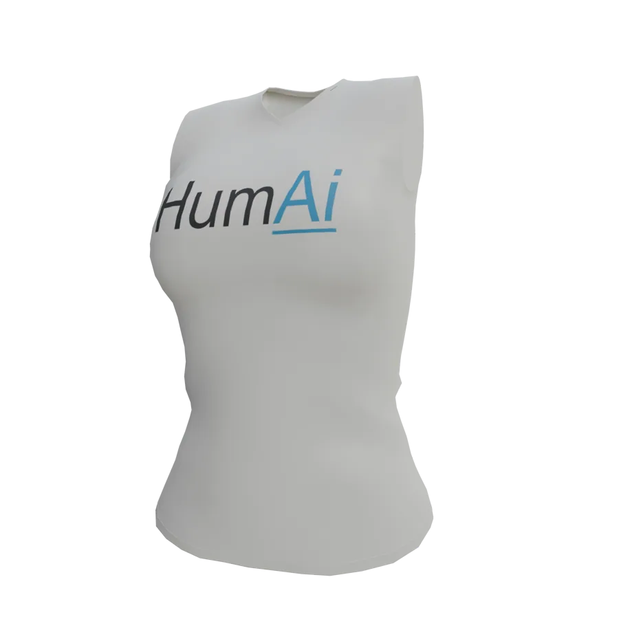 HumAi Tee, Sleeveless II — Feminine Fit