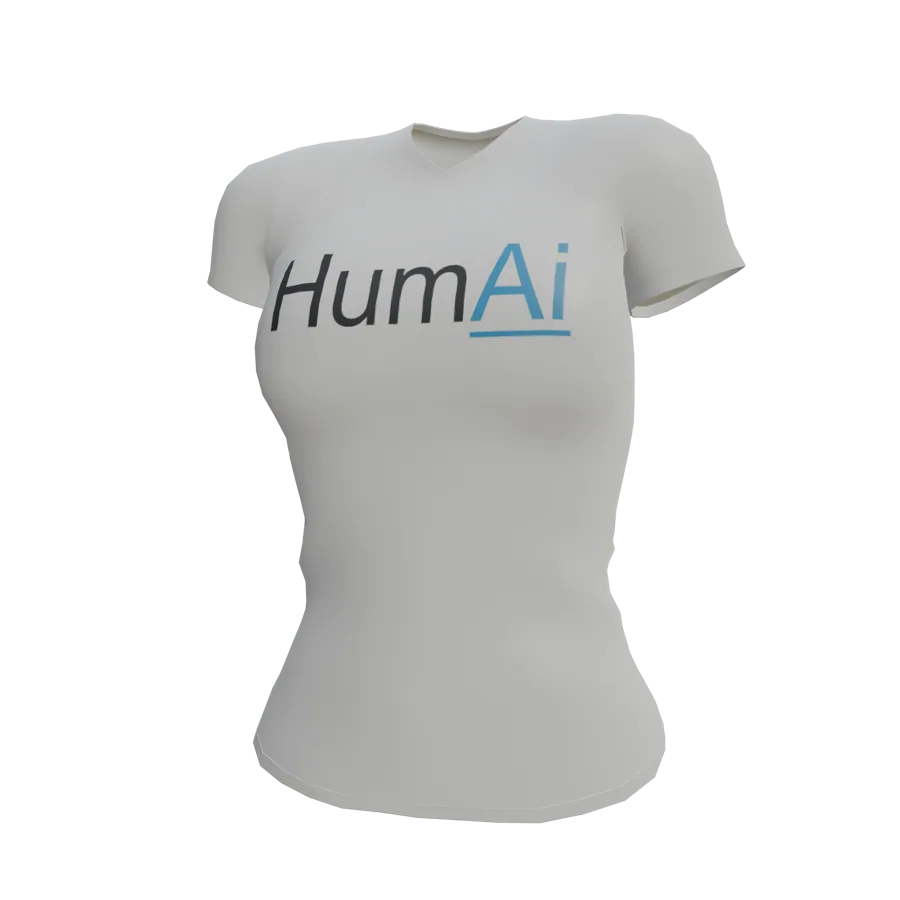 HumAi Tee, Sleeved — Feminine Fit