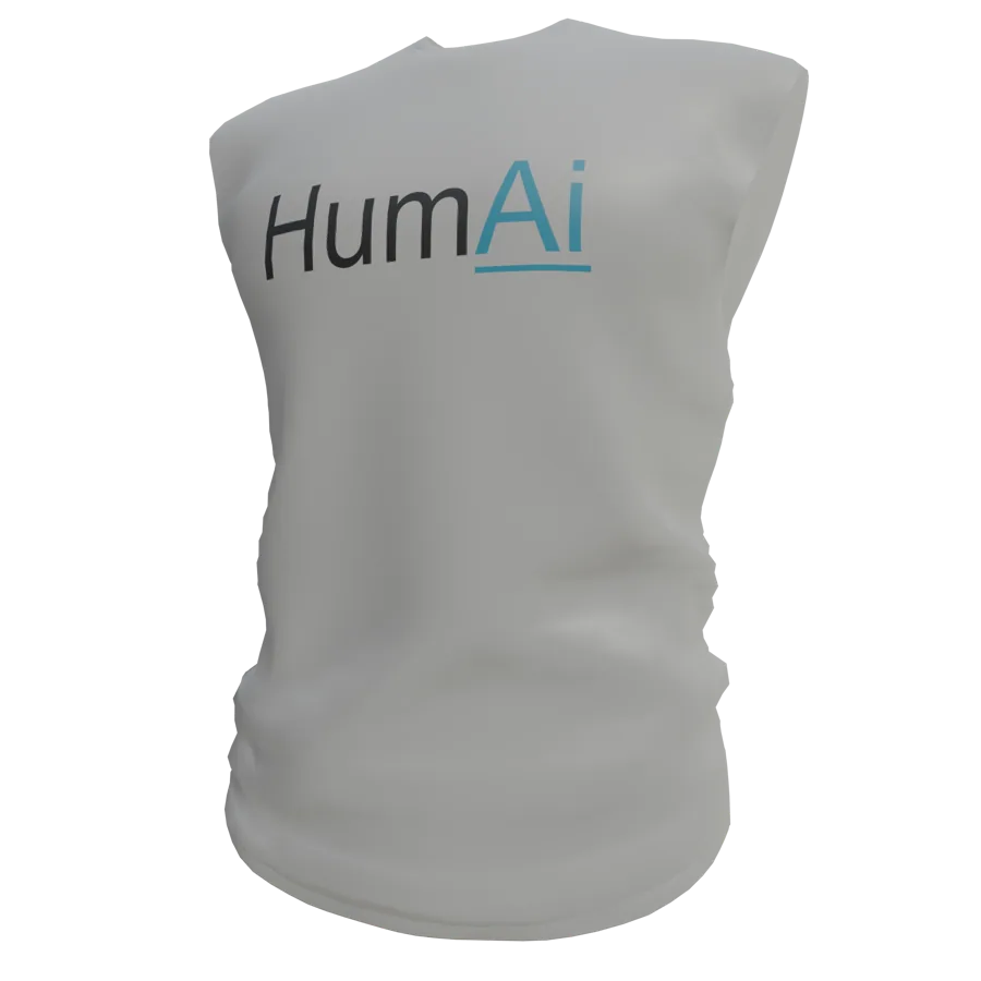 HumAi Tee, Sleeveless I — Masculine Fit