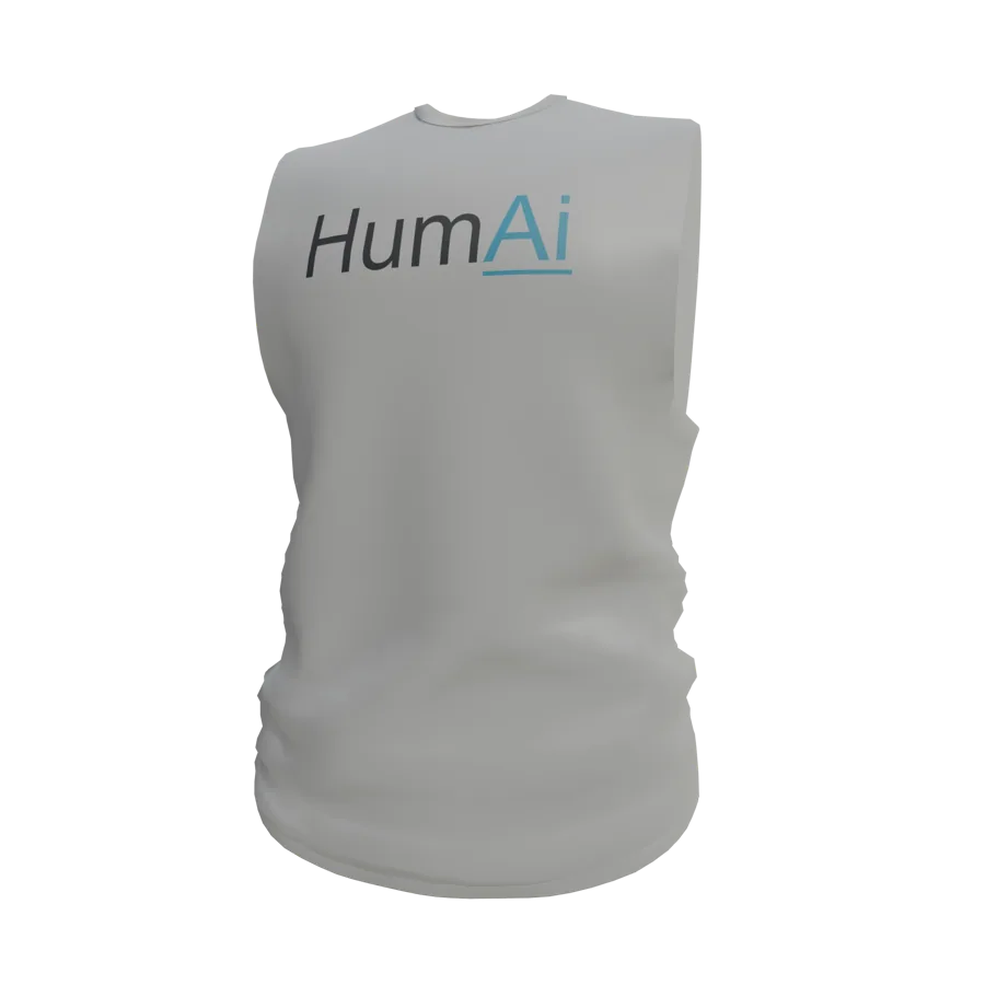 HumAi Tee, Sleeveless II — Masculine Fit