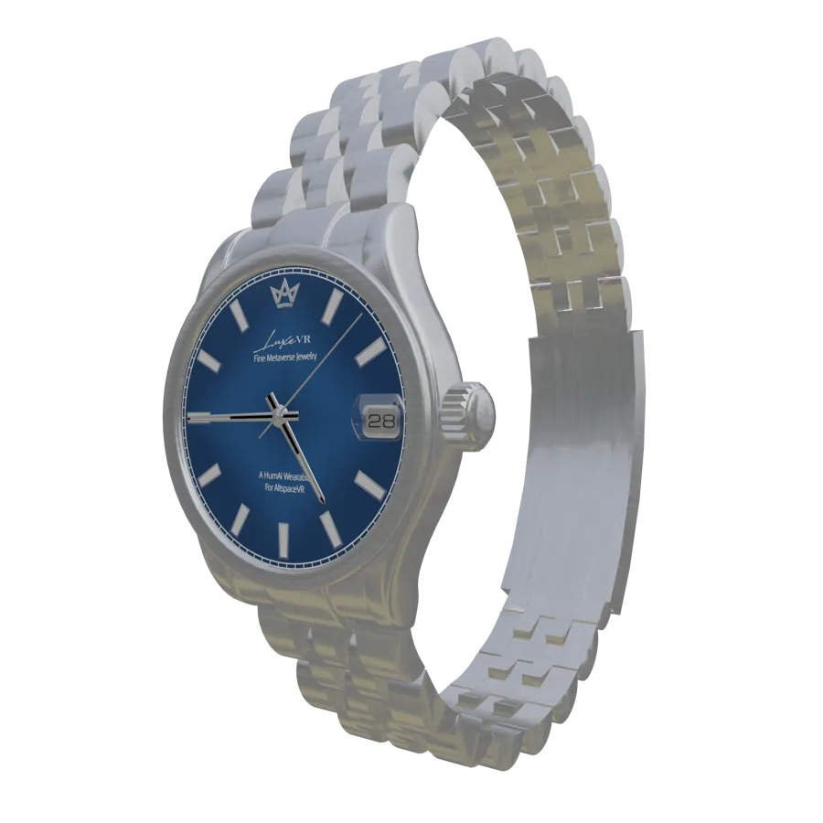 LuxeVR Timepiece, Platinum — Feminine Fit