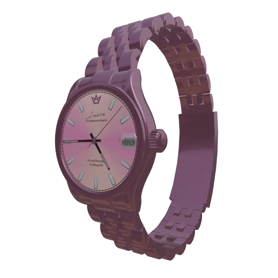 LuxeVR Timepiece, Rose Gold — Feminine Fit