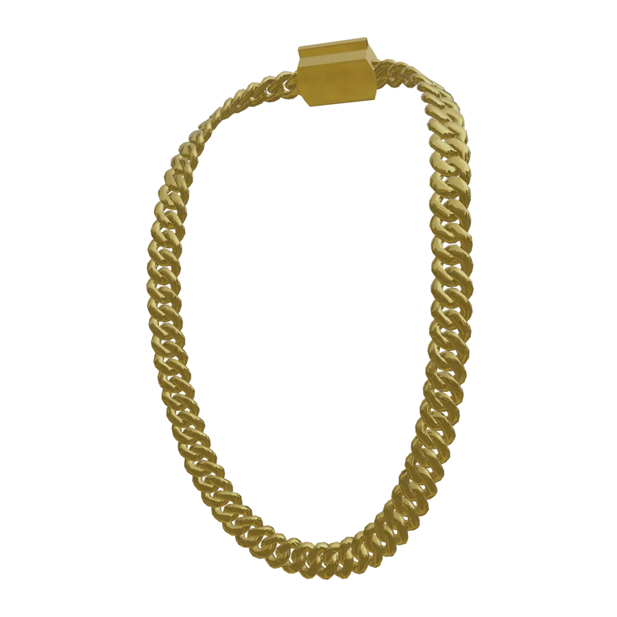 Cuban Link, Mid-Length